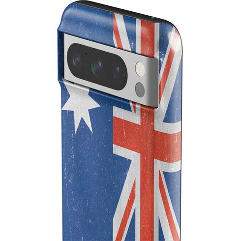 Australia Flag Distressed Google Pixel 8 Pro Impact Case